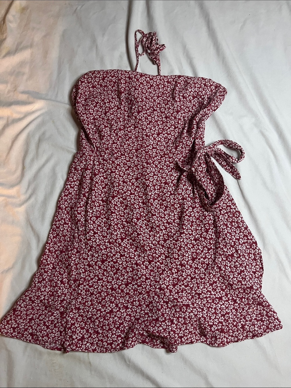 Abercrombie & Fitch Floral Halter Dress
